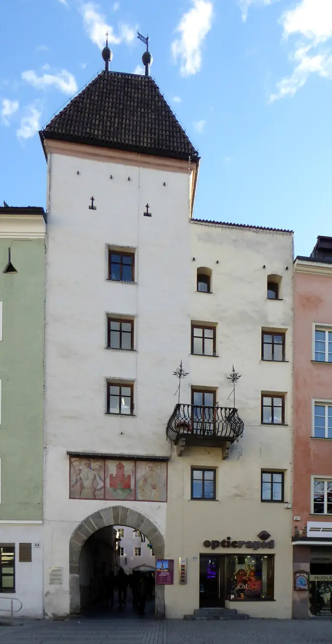 Bruneck, Florianitor, Feldseite